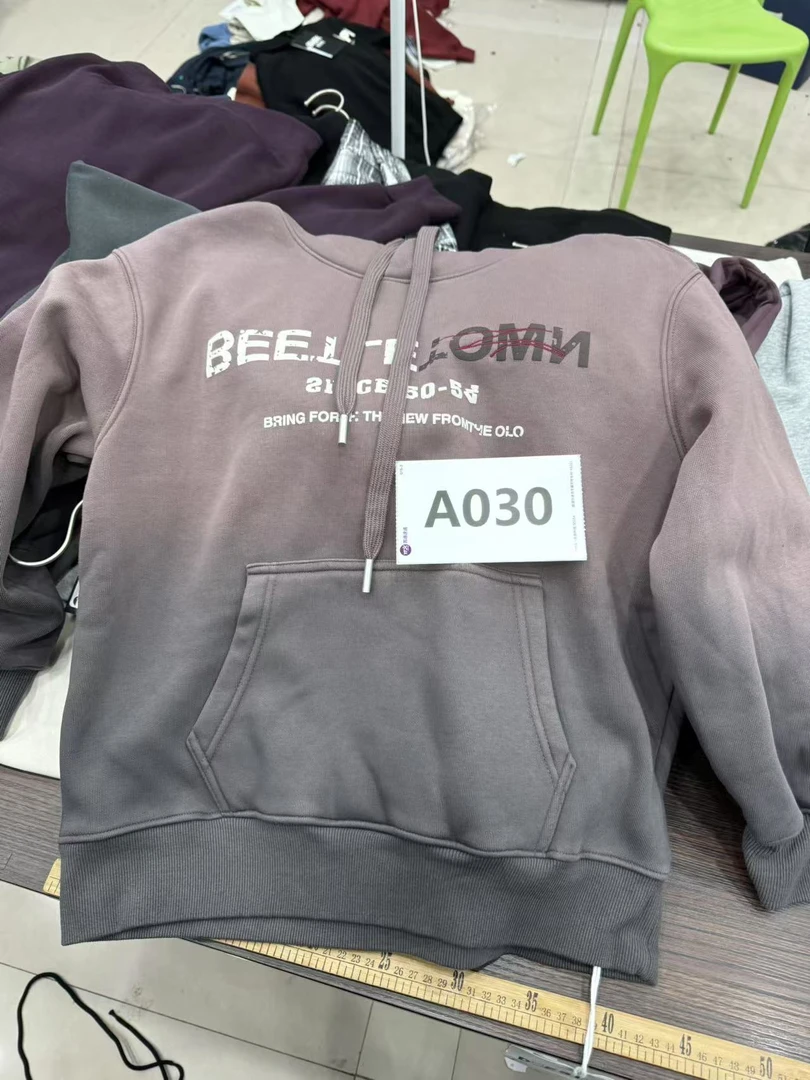 【A030】青少年加绒卫衣