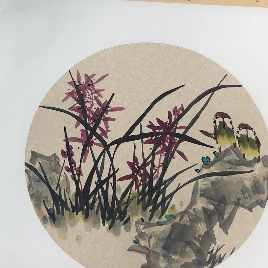国画纯手绘国画宣纸作品