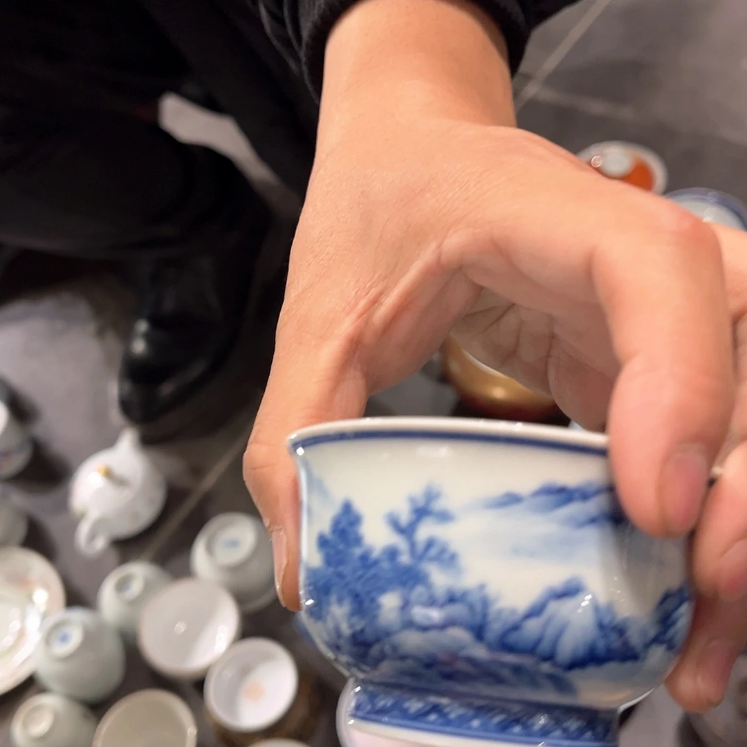 杯青花瓷器青花瓷器