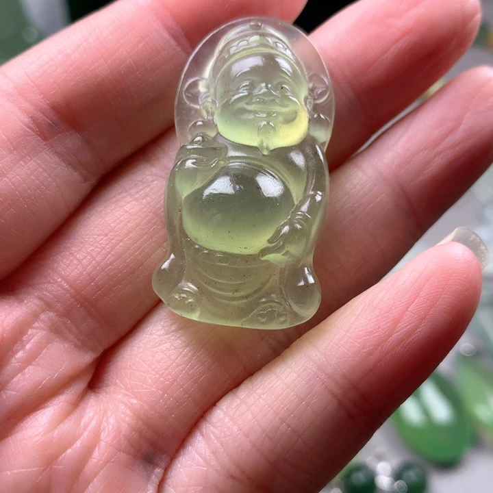 蛇纹石玉未镶嵌颈饰岫玉