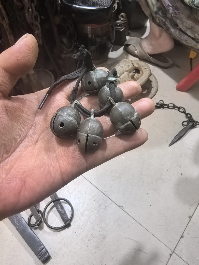 老物件铜铃铛5个包邮