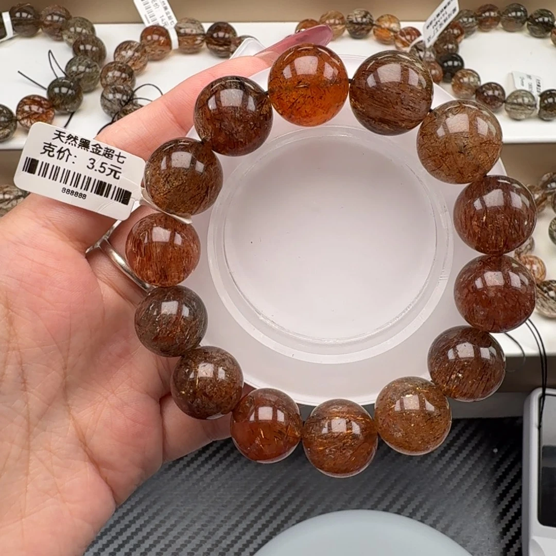 未镶嵌水晶手链黑金超七多样性发其一