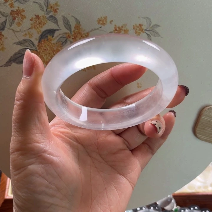 石英质玉未镶嵌手镯57-58