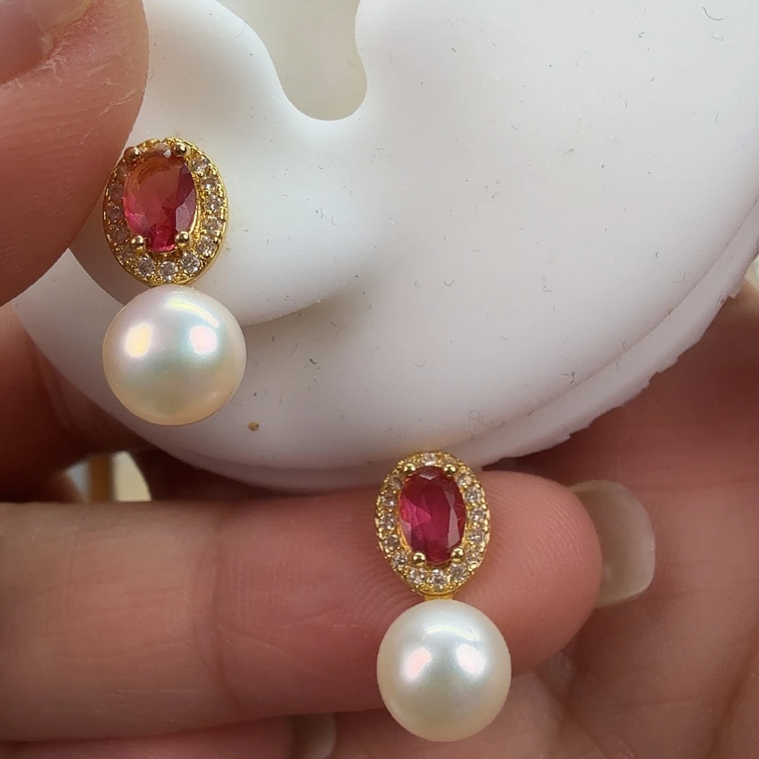 耳饰淡水珍珠未镶嵌