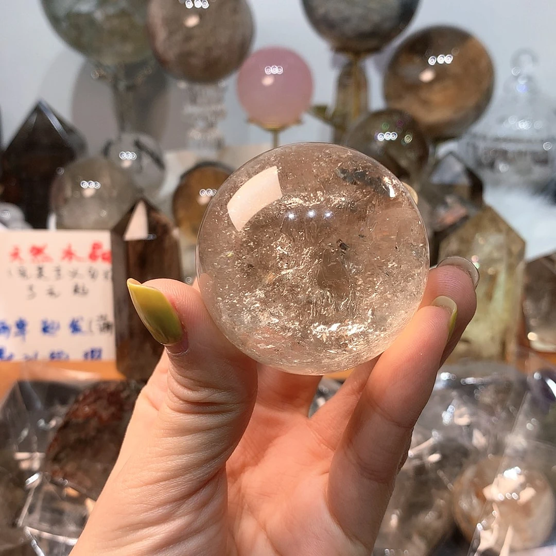 水晶水晶未镶嵌山****水晶球