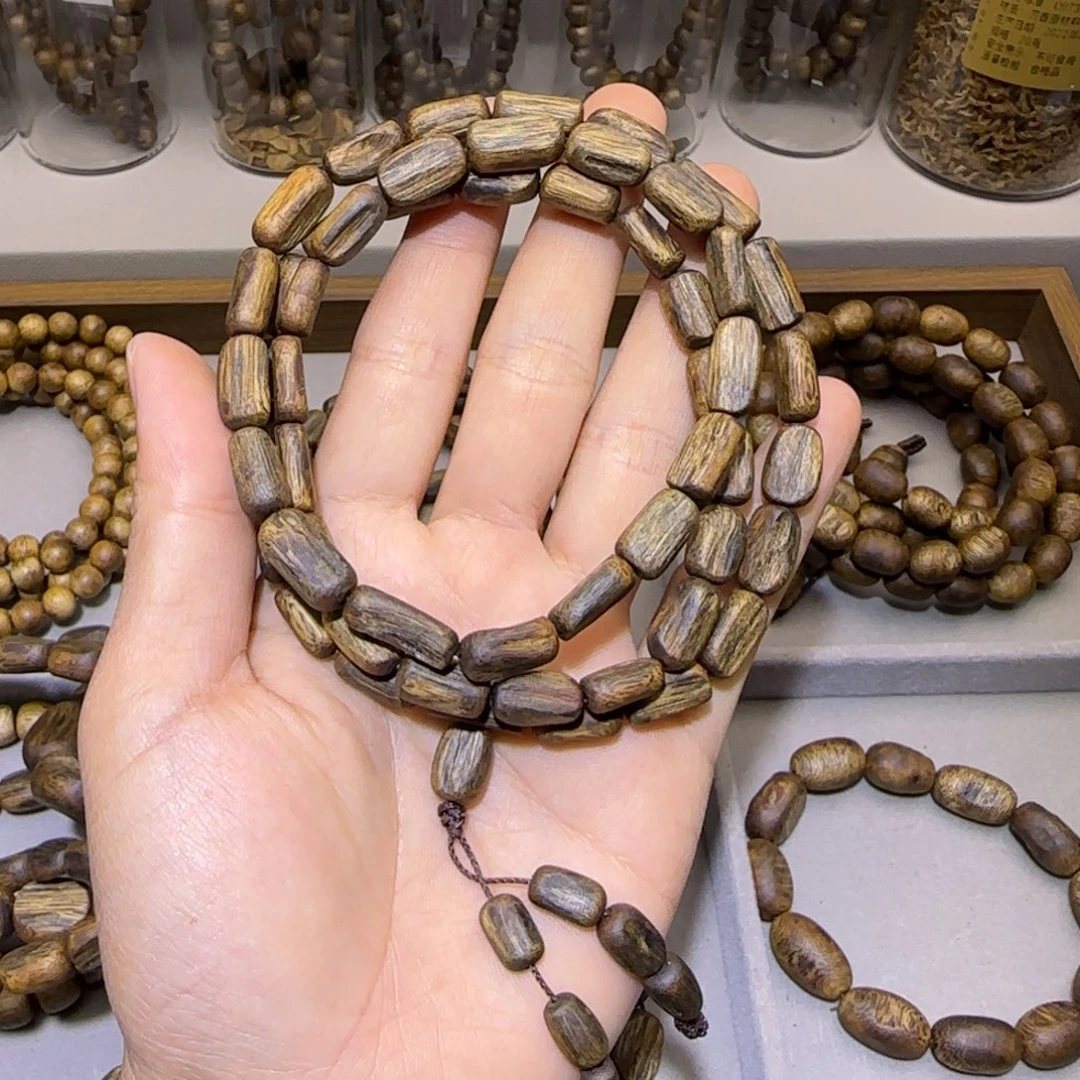 沉香香囊沉香金沙叶树心油沉水浮0.8多圈23+