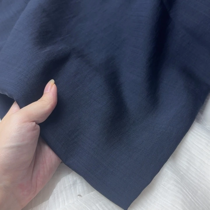 混纺棉藏青色2.5米。