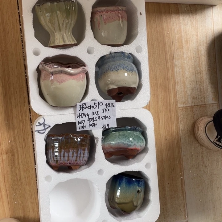 粗陶多肉花盆微瑕510