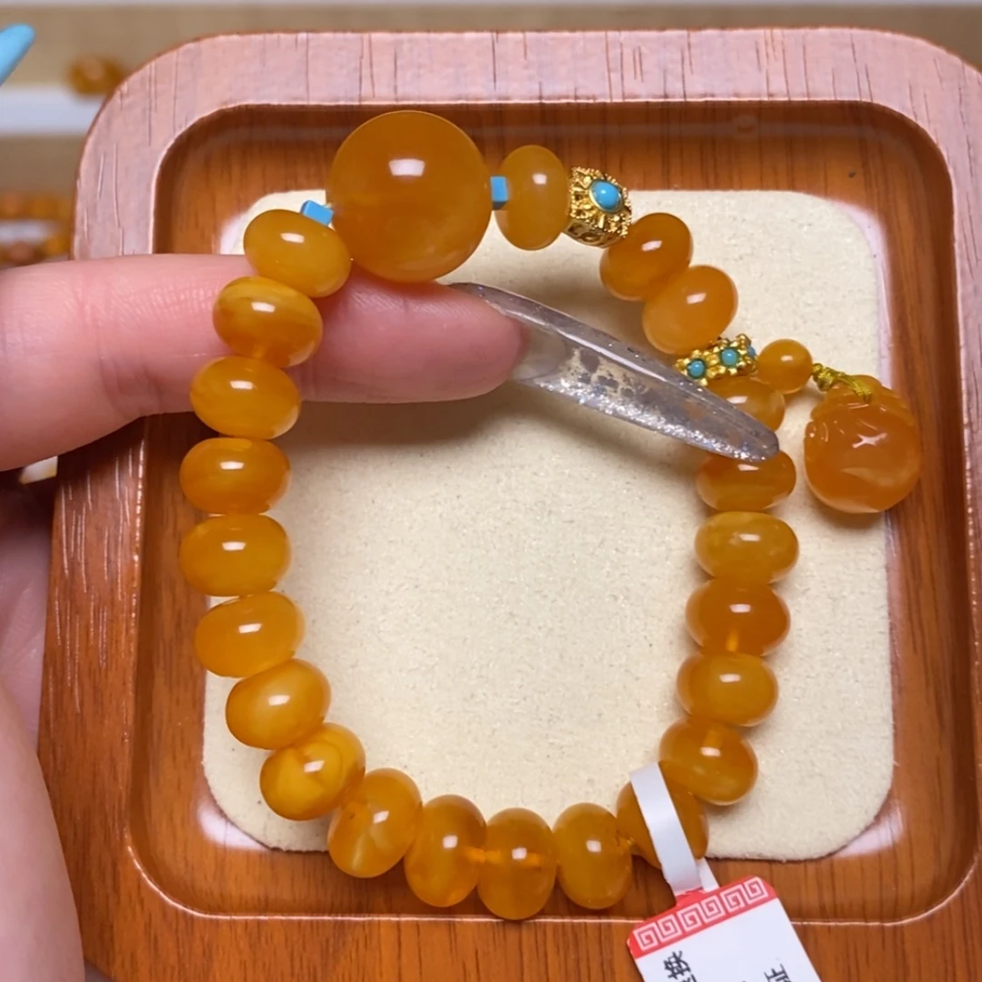 【闪购商品】未镶嵌蜜蜡手链手串