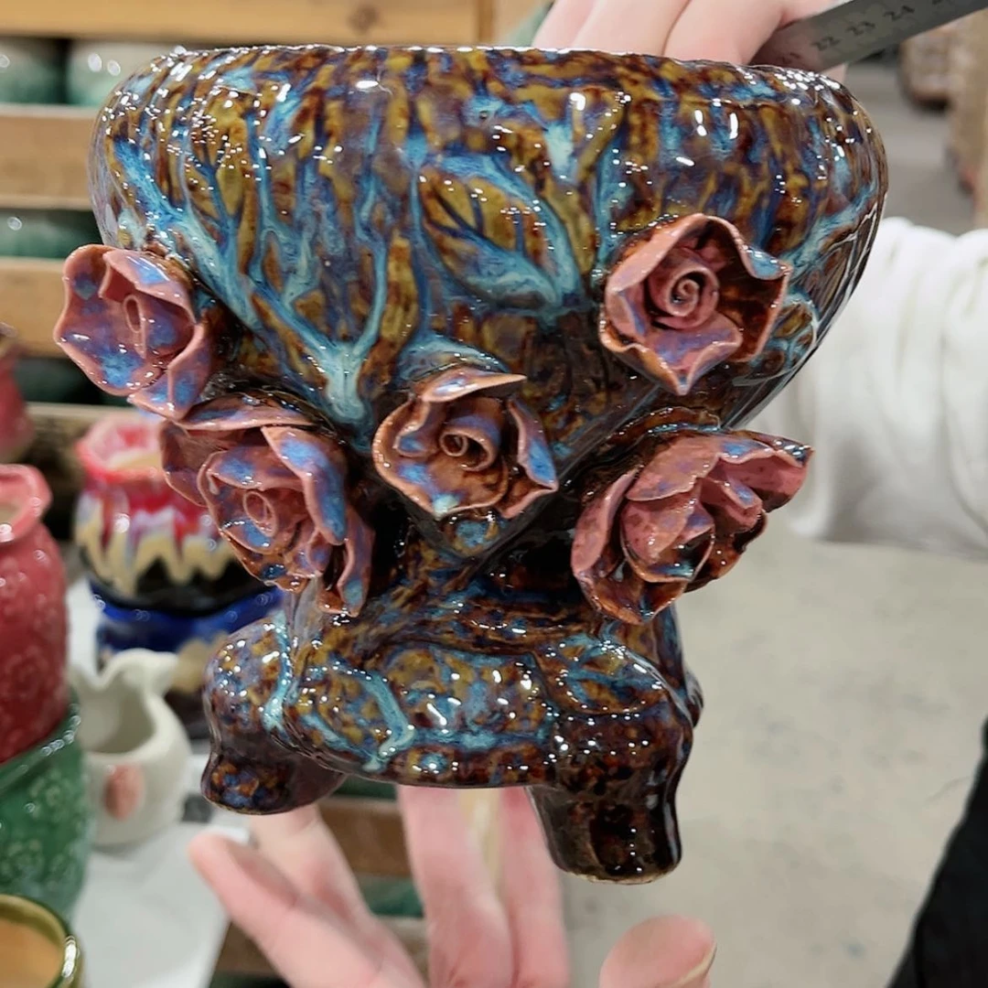 【闪购商品】陶瓷陶瓷多肉植物花盆