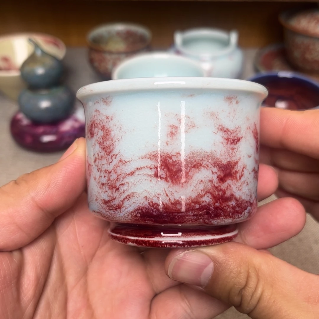 钧瓷手工制作烧制的