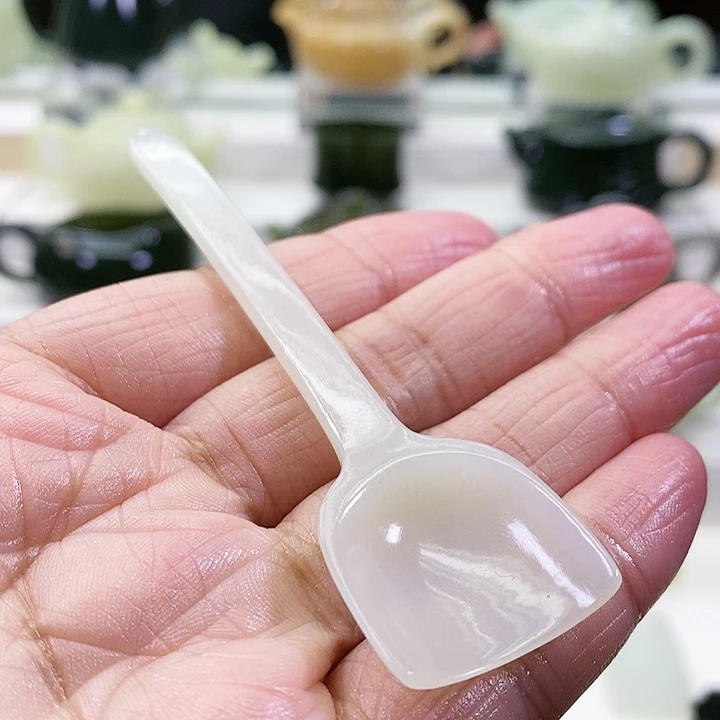 未镶嵌和田玉挂件茶铲