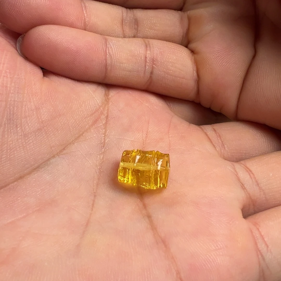 金珀颈饰未镶嵌金珀竹节提溜吊坠