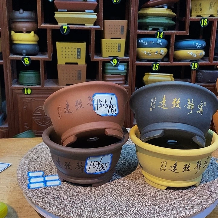 紫砂花盆紫砂花盆