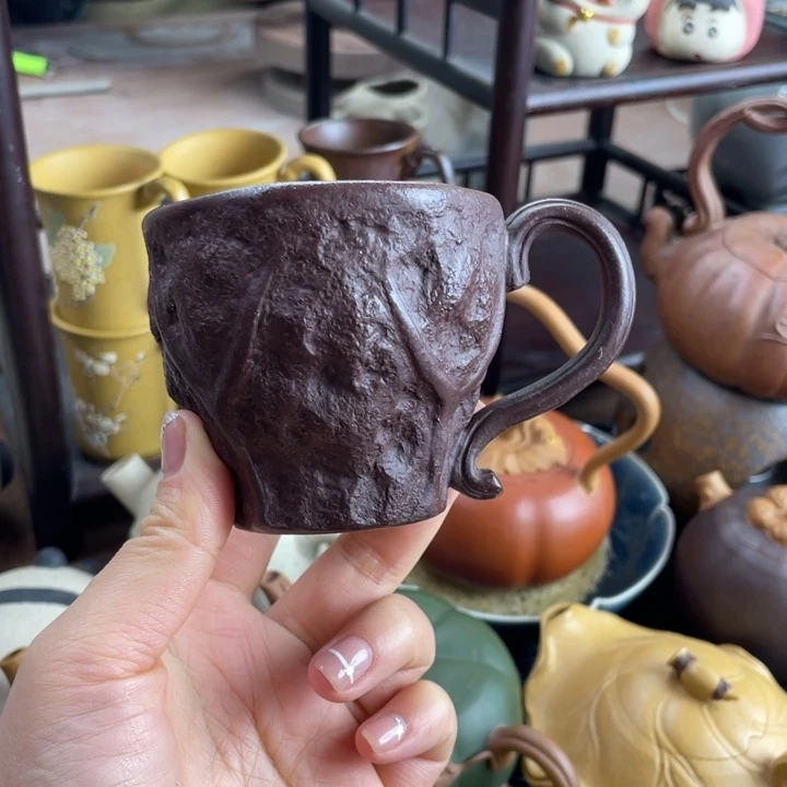 紫泥把杯紫泥把杯