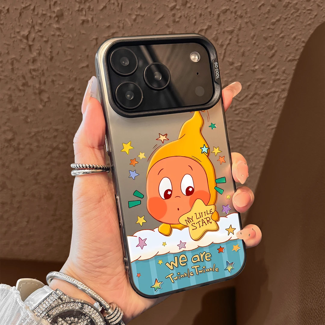 可爱星星人适用苹果17promax手机壳iphone16pro卡通苹果15高级感