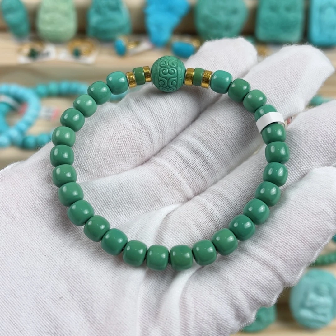 未镶嵌绿松石手串