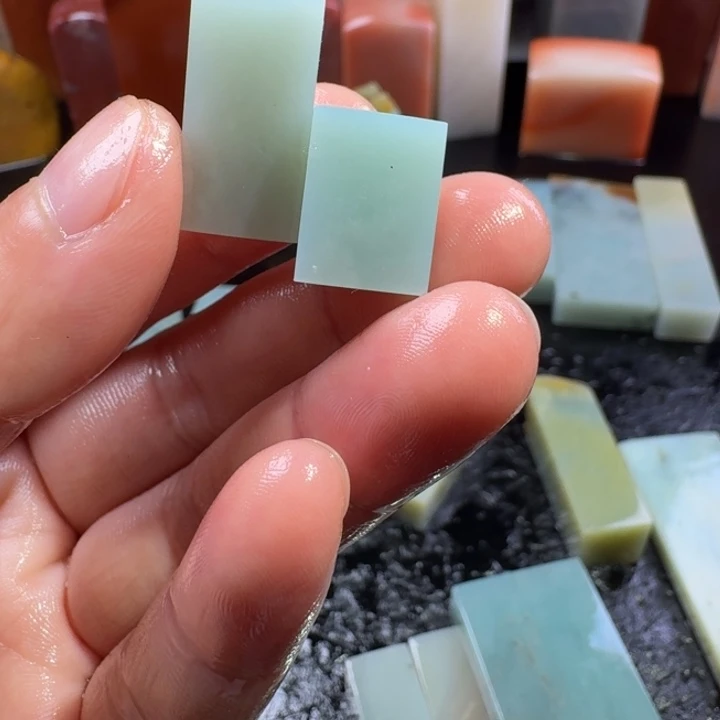 甘***主昌化石印石天青石