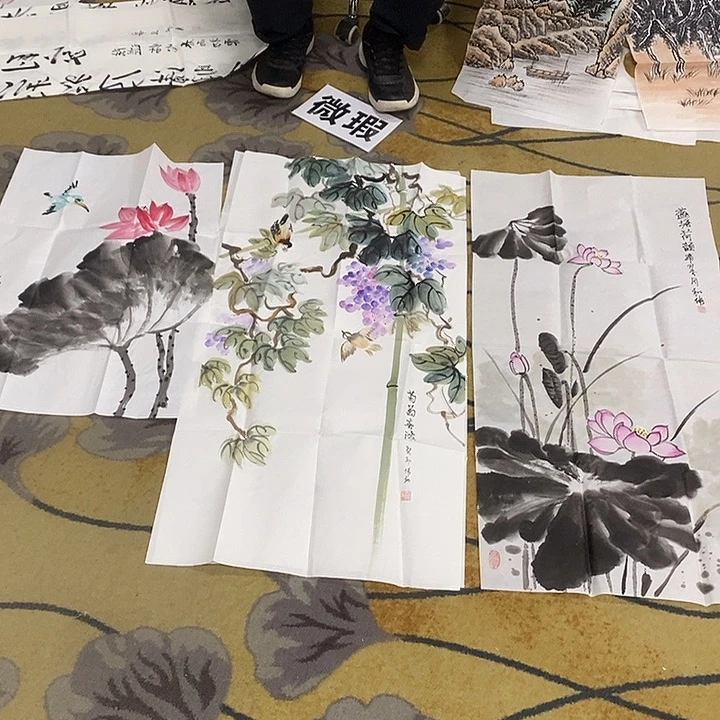 心***1国画放漏画芯手绘作品