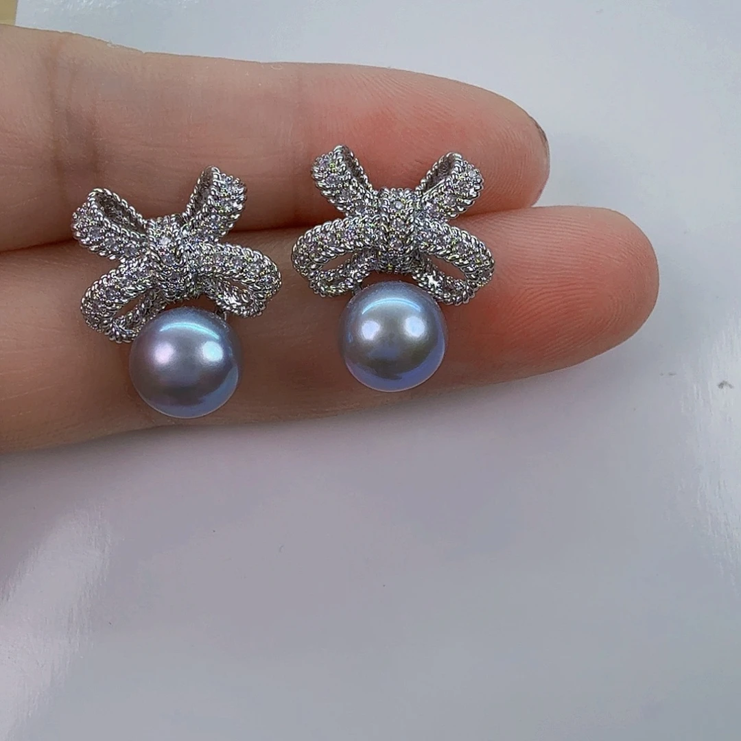 未镶嵌耳饰淡水珍珠