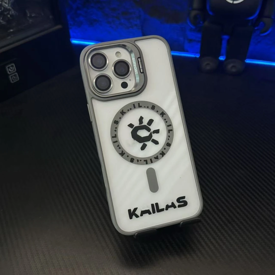 户外潮牌凯乐磁吸支架壳16适用苹果17promax/15/14手机壳iPhone13