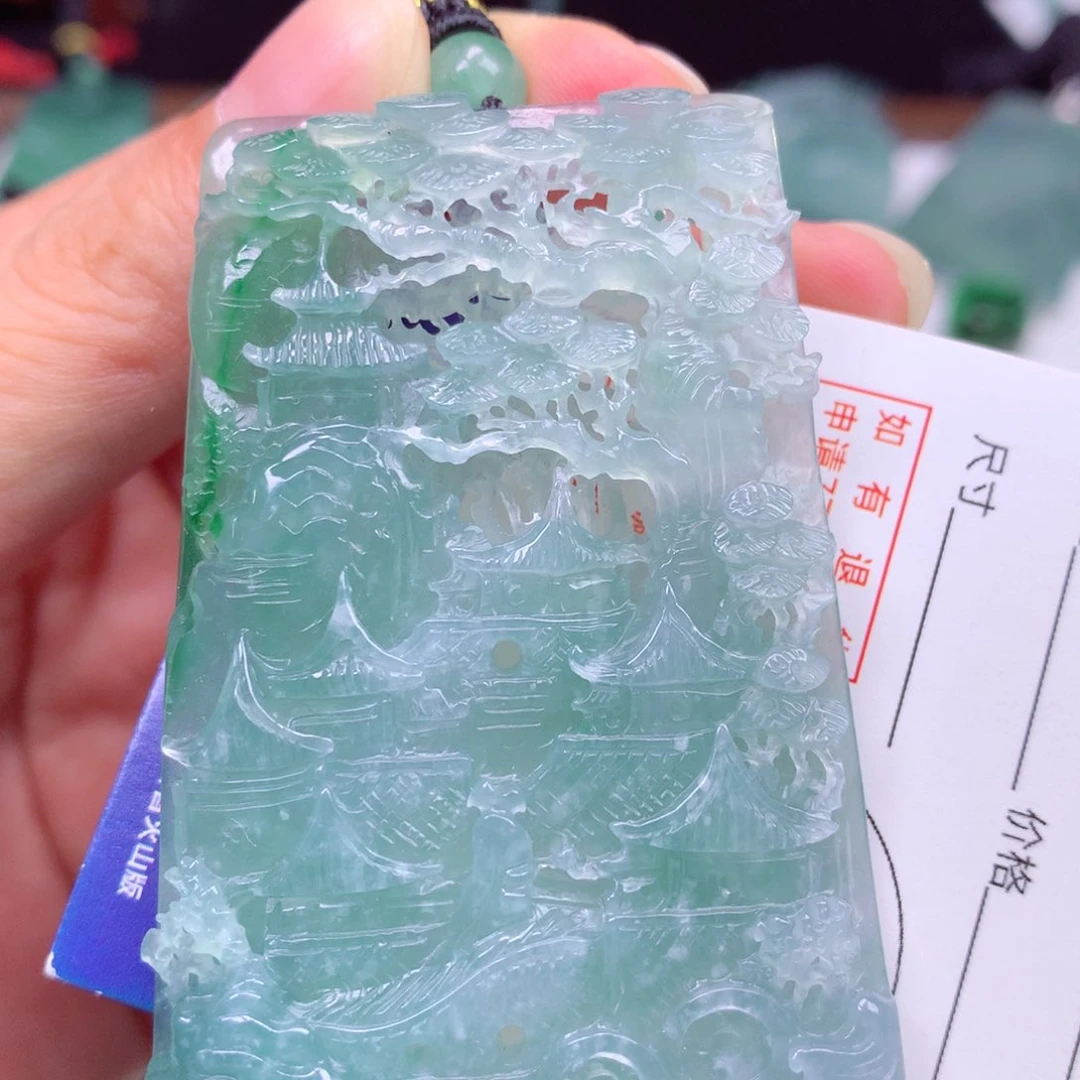 颈饰未镶嵌翡翠翡翠