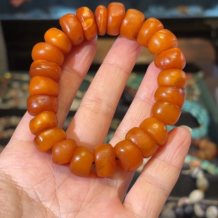 慢***慢蜜蜡未镶嵌颈饰蜜蜡