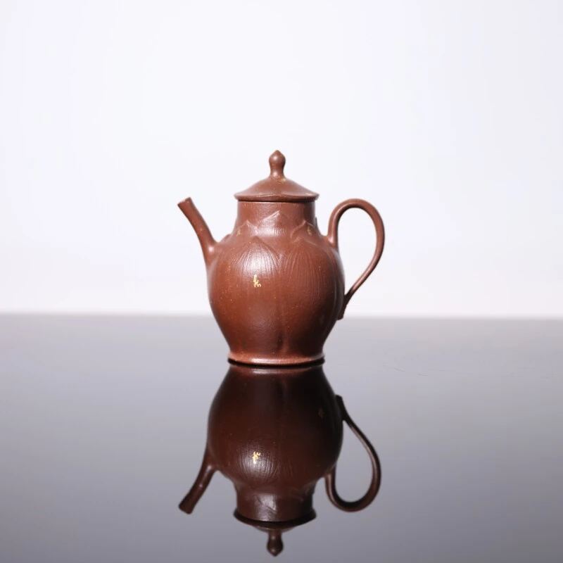 【前墅龙窑丨梵莲】范立娣·羡砂 降坡泥 约110CC 紫砂壶