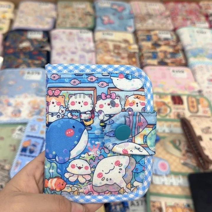 M5布艺可爱小钱包