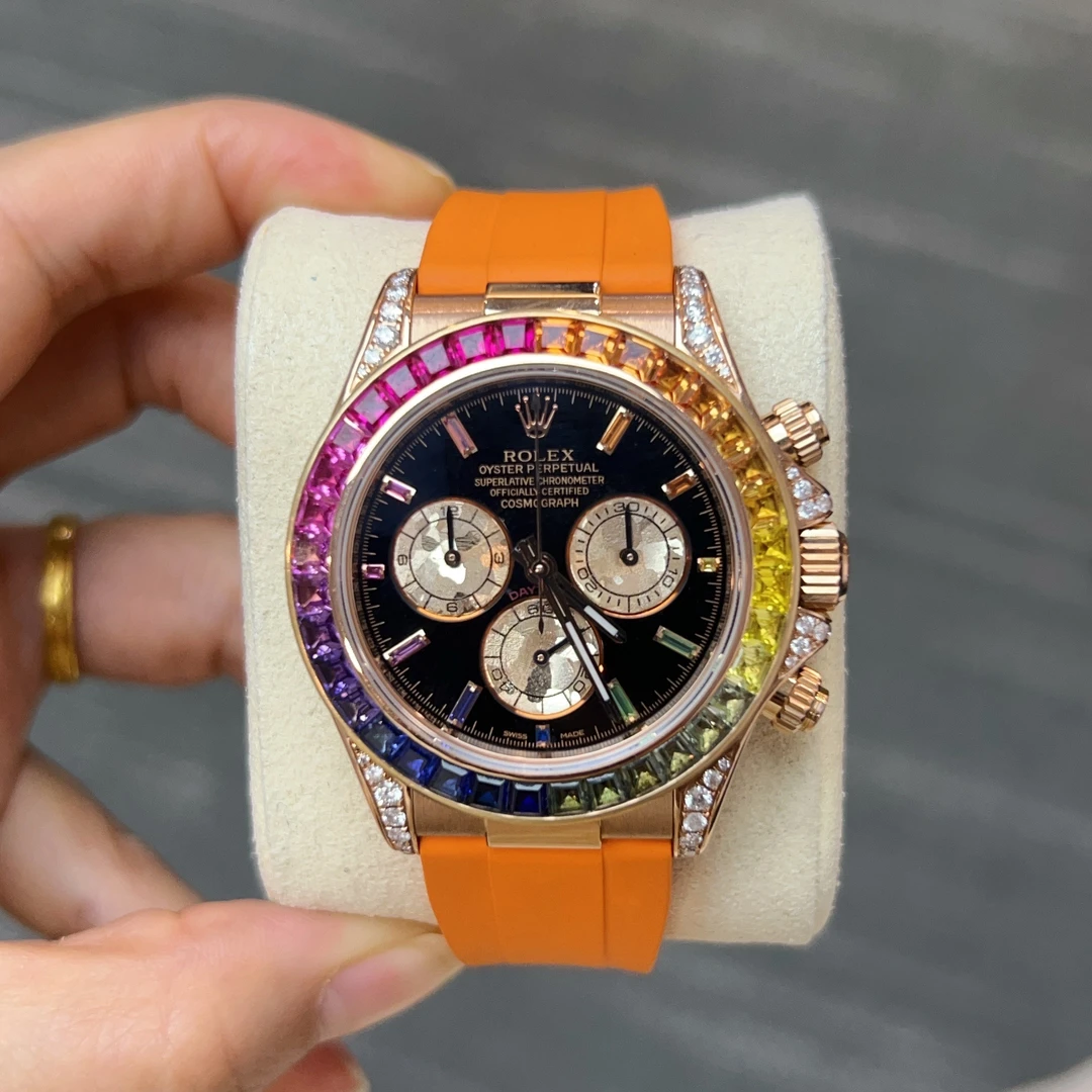 99新 Rolex/劳力士 小橘/迪通拿/116515/40mm/机械/后盘后钻单