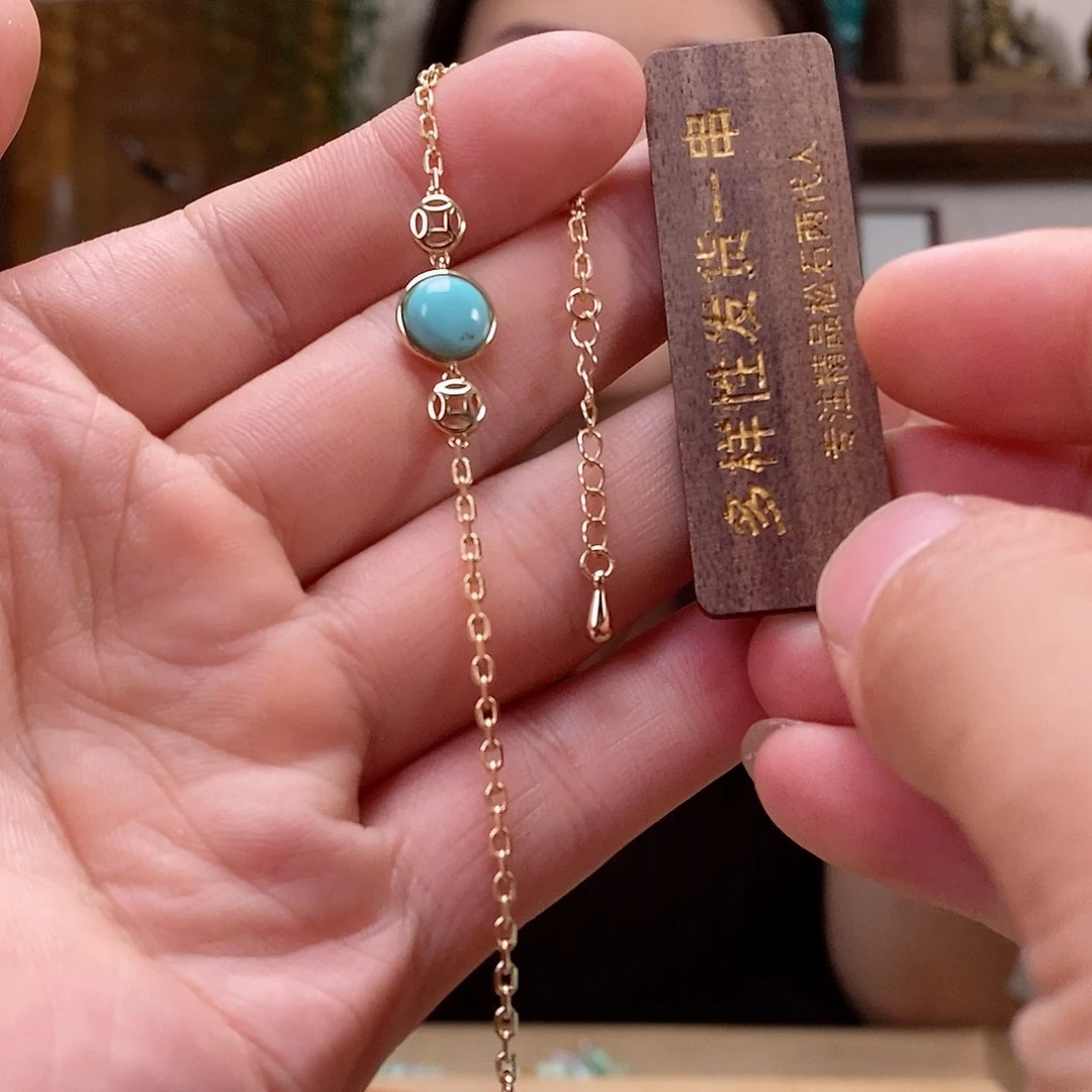 银S925镶嵌绿松石珠宝奇石