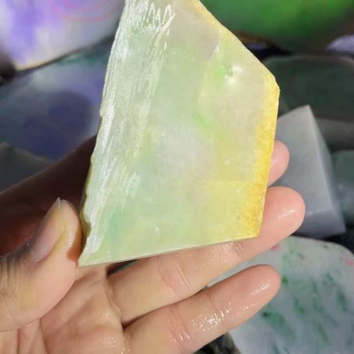 翡翠未镶嵌挂件把件