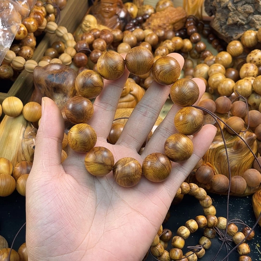 让***来柏木（崖柏）手串/手链20乱纹