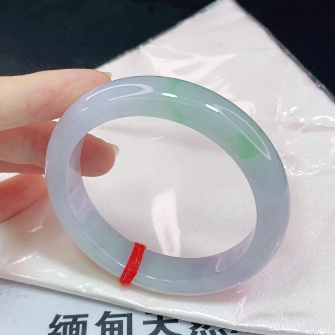 未镶嵌手镯翡翠55.3正圈