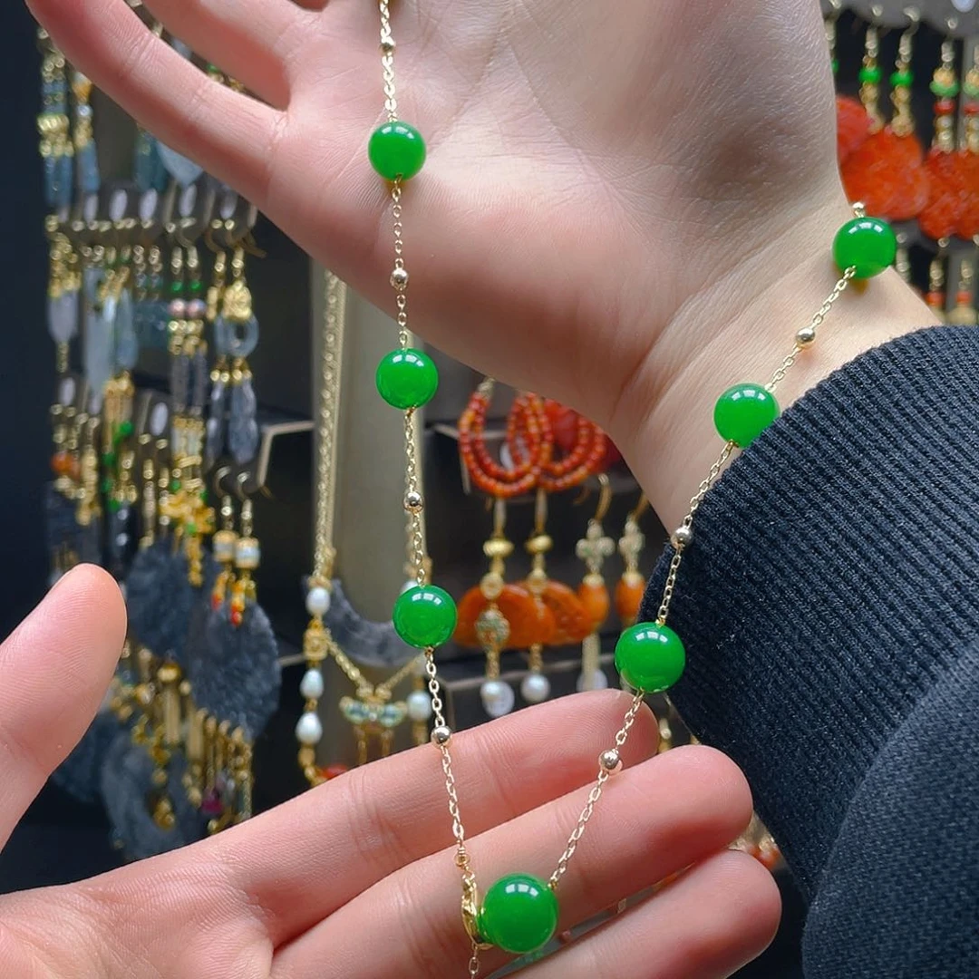 玛瑙/玉髓耳钉合金饰品