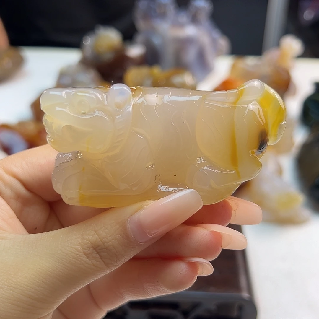 玛瑙/玉髓合金颈饰