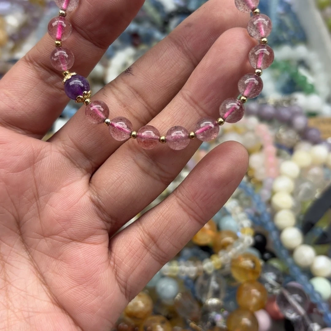 手链银S925镶嵌水晶