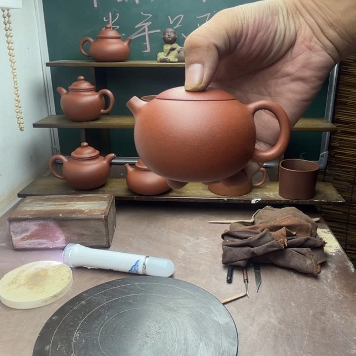 紫砂茶壶西施壶原矿无添加容量180