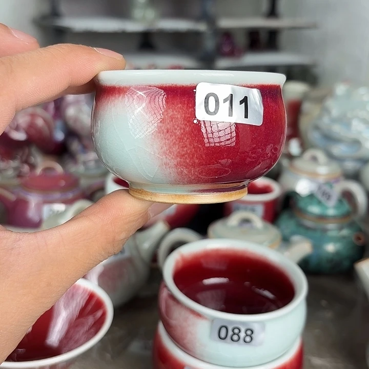 011纯手工拉坯钧瓷主人杯