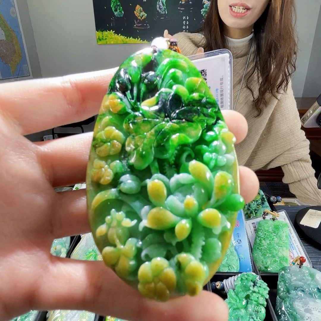 颈饰未镶嵌翡翠翡翠