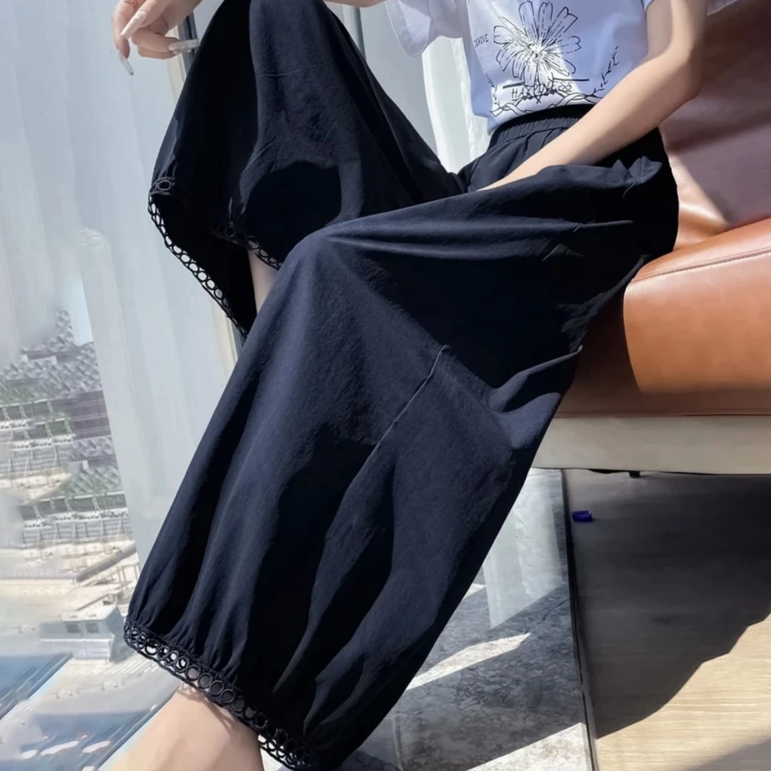 《优麦汇》K6138夏款八分裙裤新款时尚休闲洋气百搭女