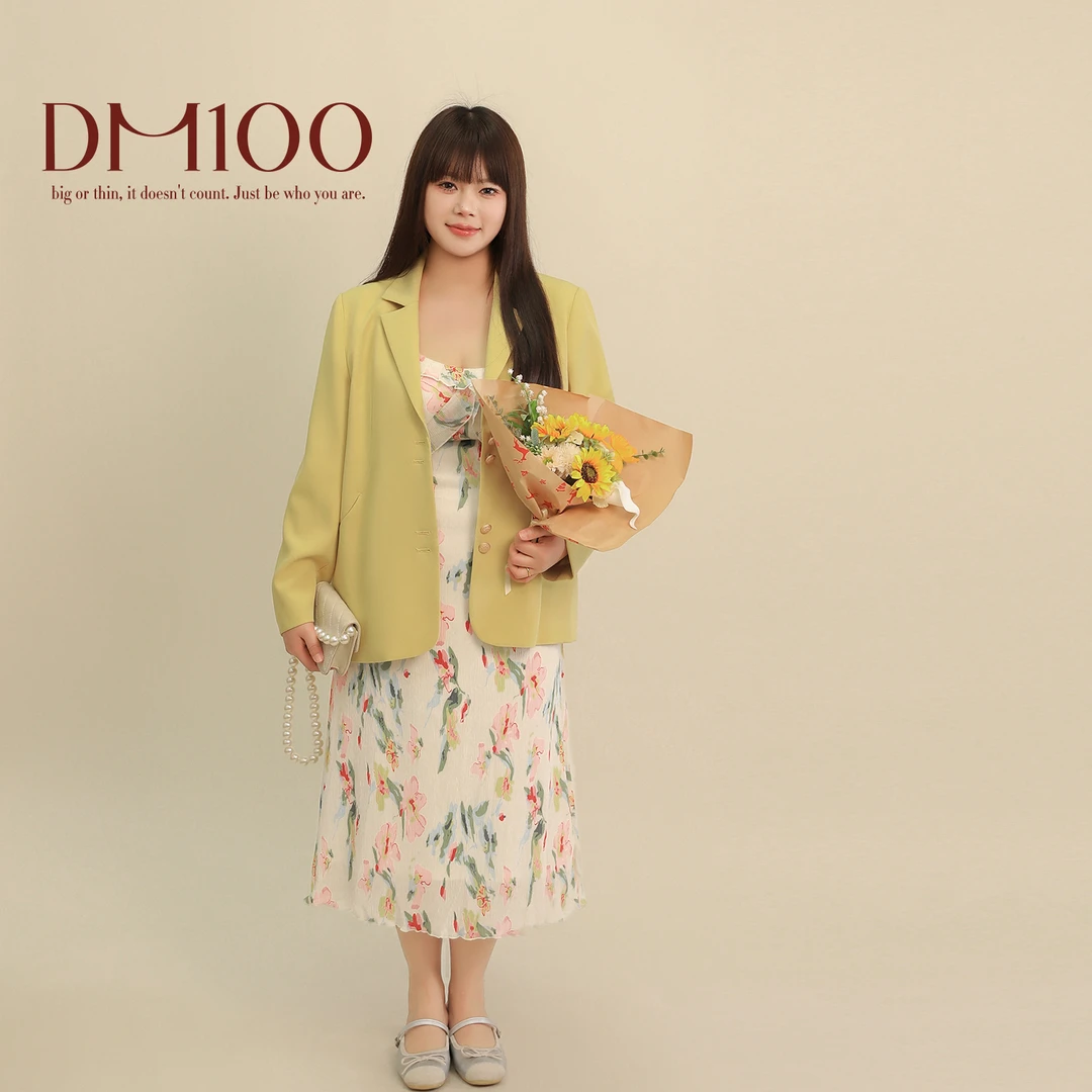 大码百分百春季出游显瘦打底吊带碎花连衣裙0379