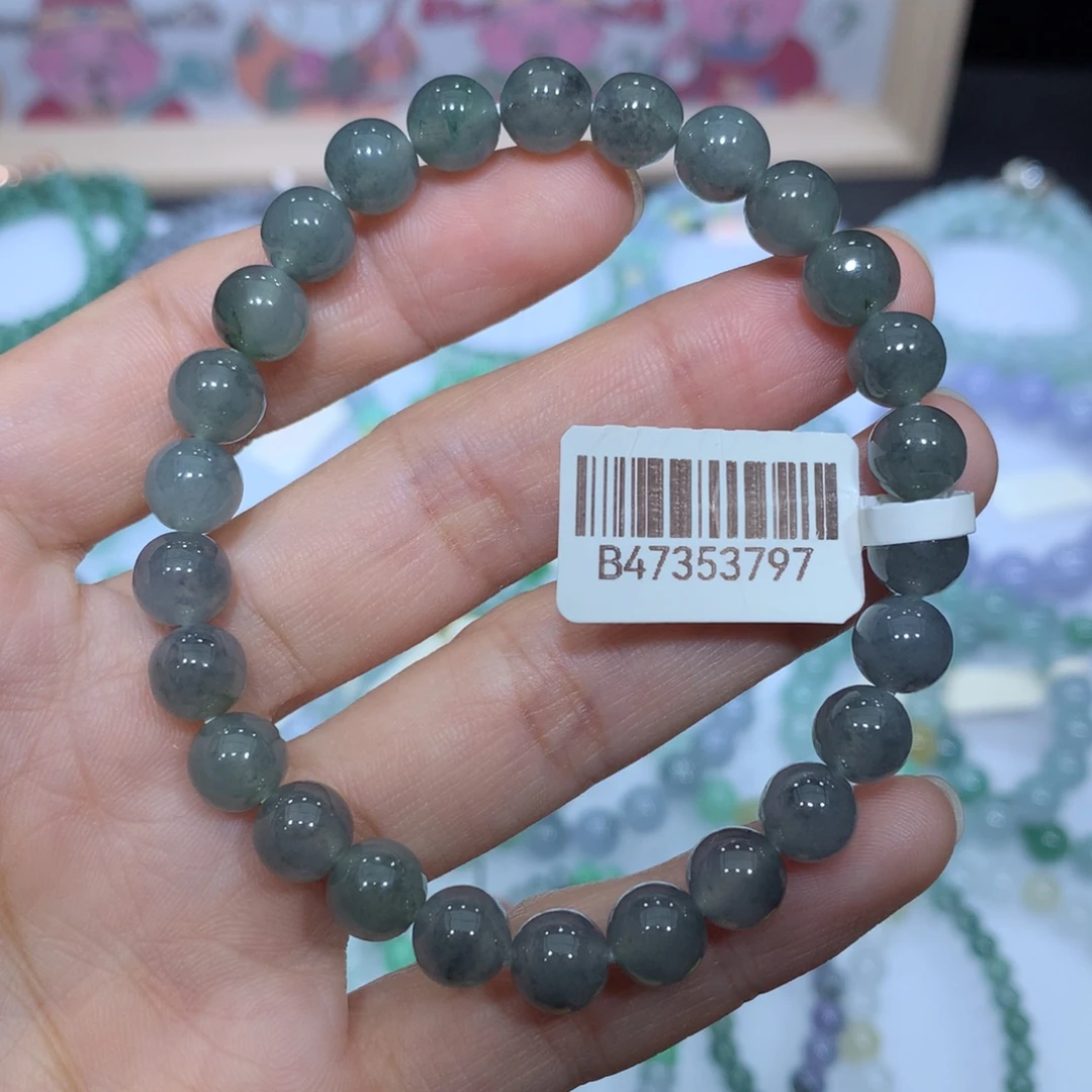 翡翠未镶嵌手链天然