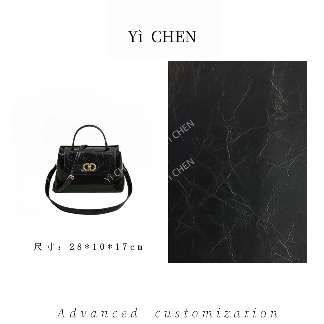【Yì CHEN】SK-62978-黑色 简约时尚女士新款轻奢单肩斜跨包