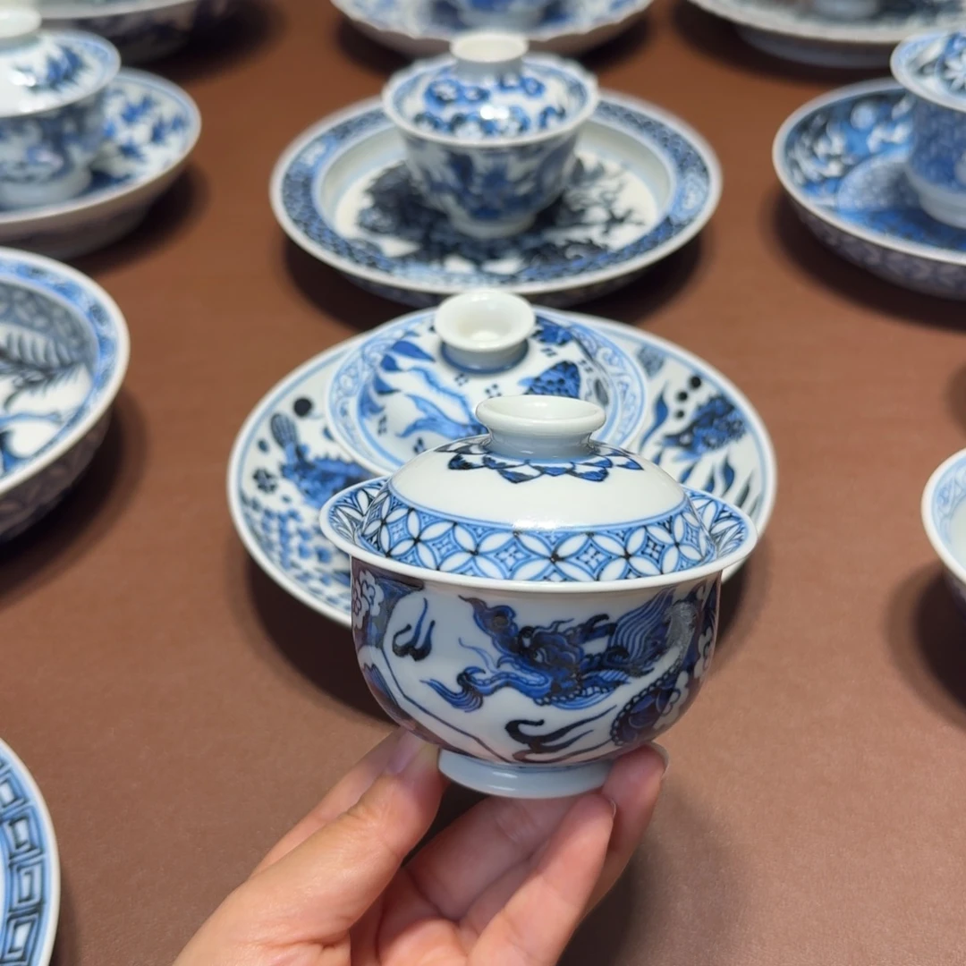 手工手绘茶具微瑕