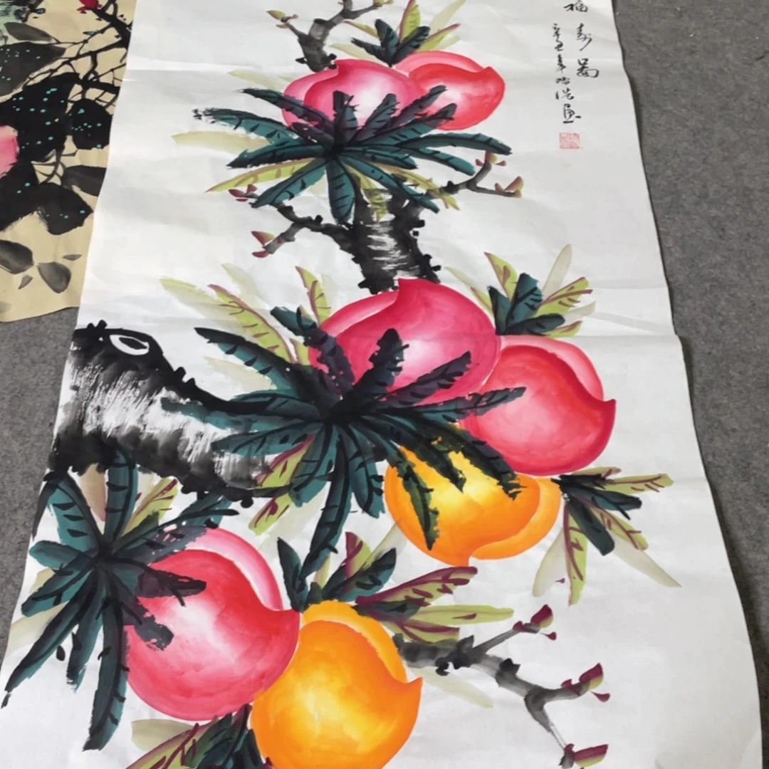 国画国画作品画心一张