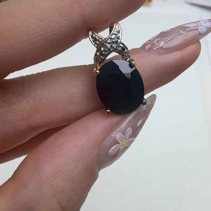 蓝宝石颈饰未镶嵌成品