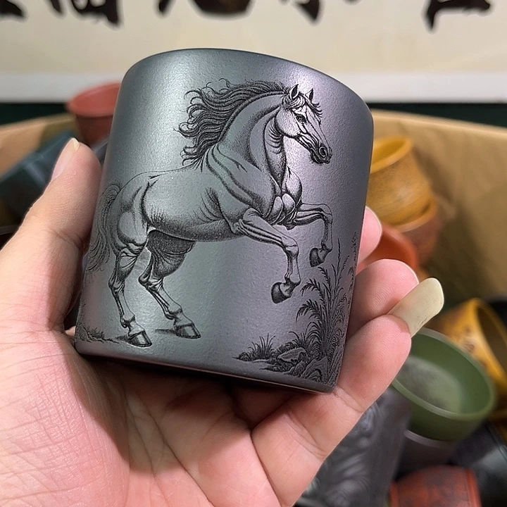 茶杯紫砂全手工紫砂主人杯