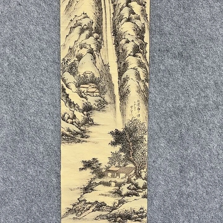 国画山水绘画作品