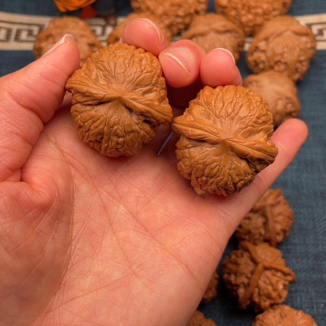 北***铭把件文玩核桃36全品毕业乾隆磨